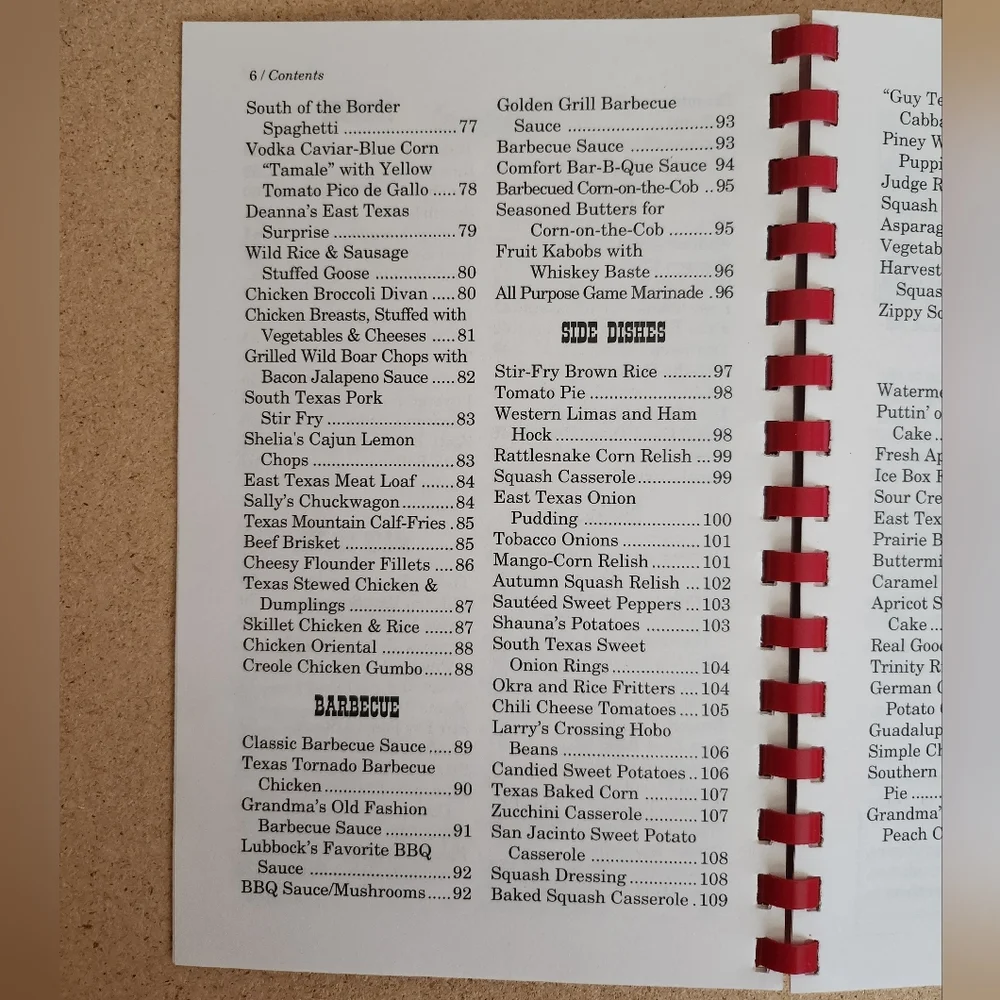 TEXAS Cookbook VTG 1996